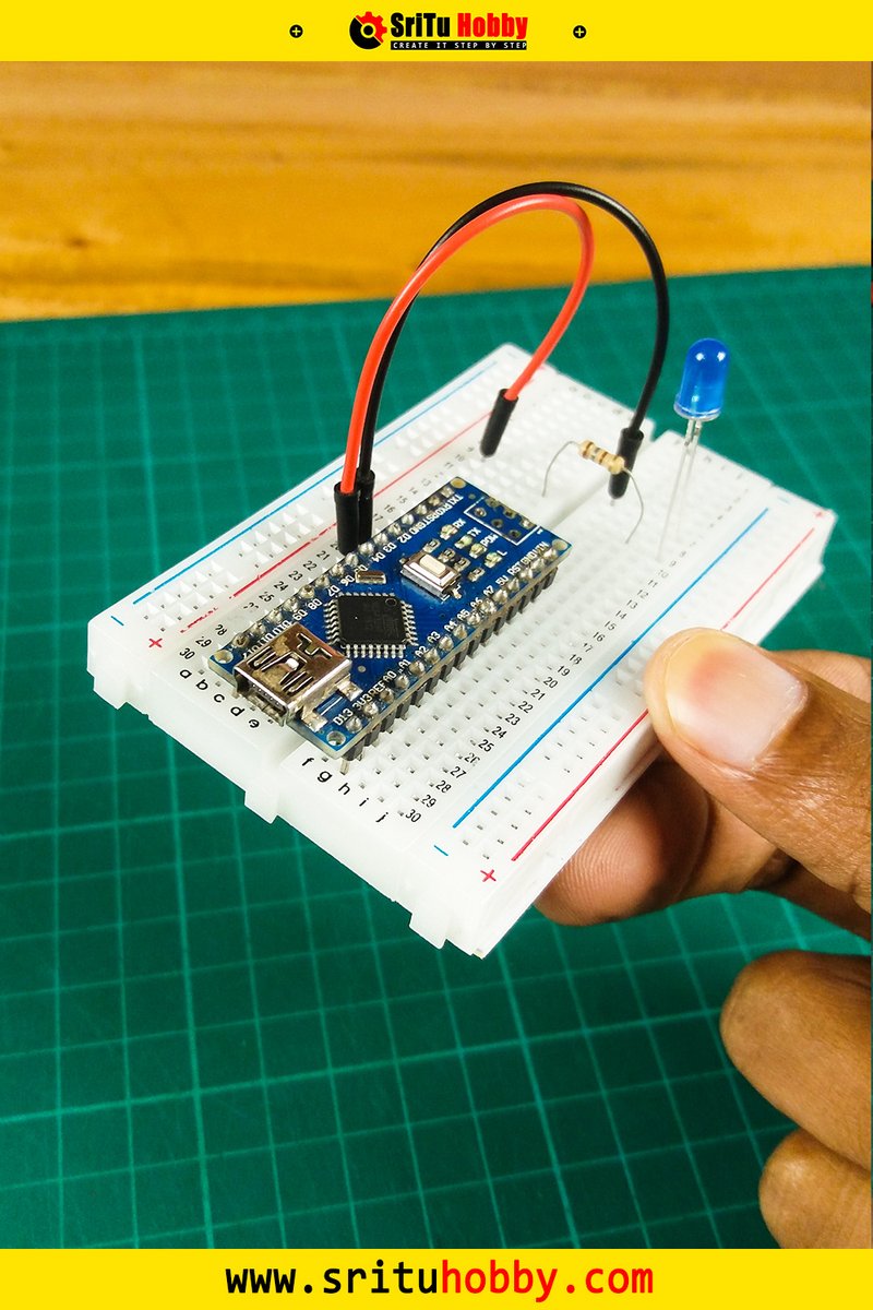 sritu_hobby's tweet image. Led blink with Arduino nano

👉More tutorials and projects on srituhobby.com
👉Our Shop srituhobby.com/shop

#arduino #arduinonano #arduinoprojects #Robotic #arduinofun #arduinoprogramming #diy_projects #robot #arduino_tutorials  #srituhobby #sritu_hobby