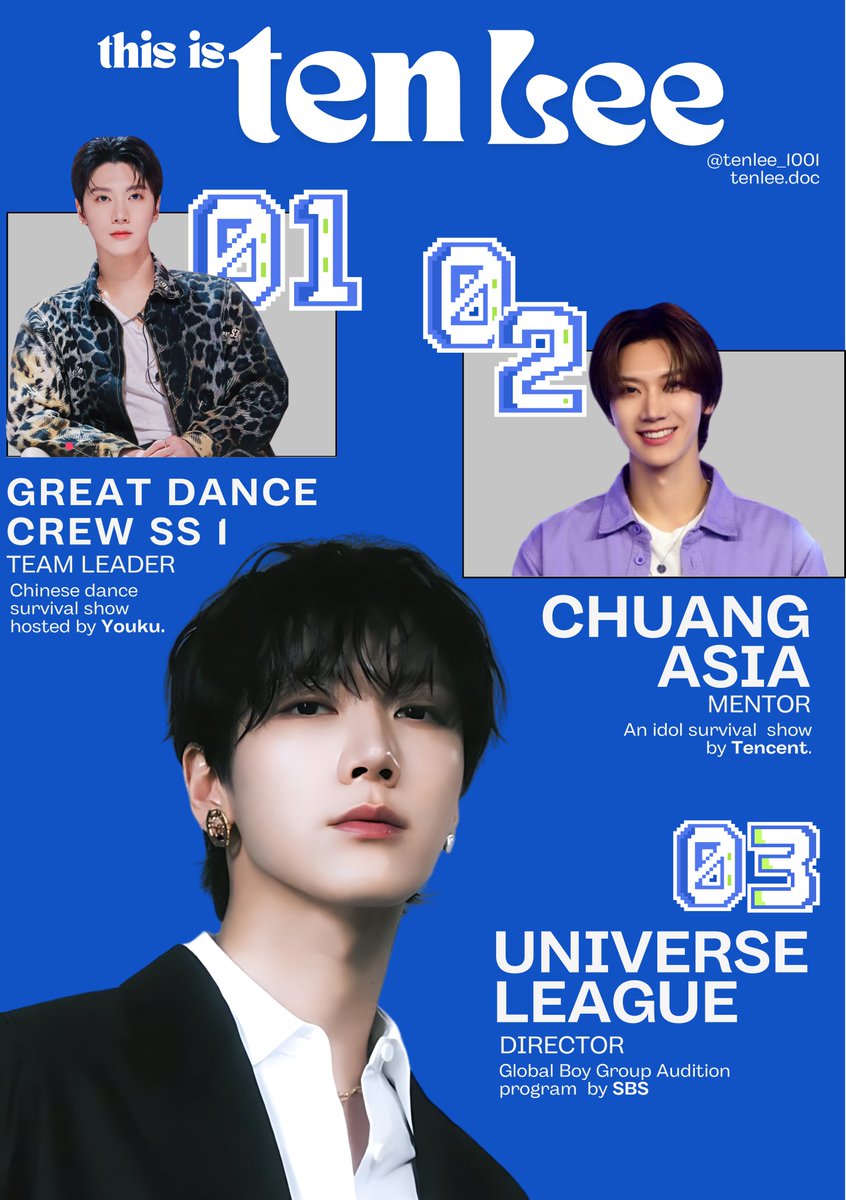 🥳 TEN will be appearing on SBS's global boy group audition program “Universe League” 🎉

#DIRECTOR_TENLEE