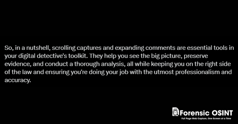 ForensicOsint's tweet photo. According to Grok...
Why is it important for Forensic OSINT to do scrolling captures and expand comments on social media pages?
#ForensicOSINT #OSINT https://t.co/YoxiU5WCsv