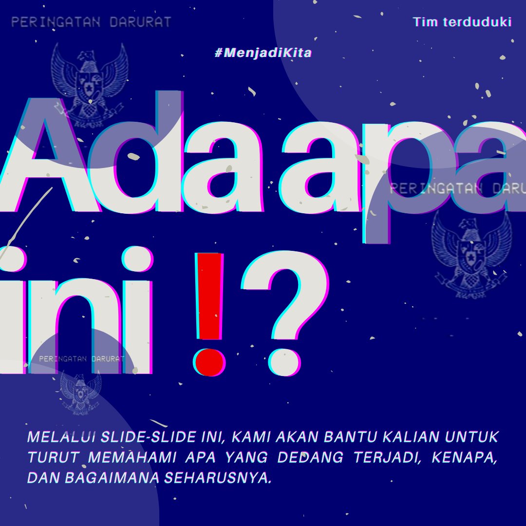 Hai guys, aku buat infografis sederhana untuk kita bisa memahami apa yang sedang terjadi saat ini. 

Boleh disebarkan juga sebagai alat bantu kalian menjelaskan ke temen-temen kalian. Semangat menegakkan demokrasi!!!

#KawalPutusanMK