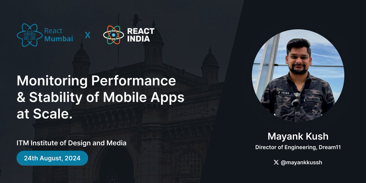 Our final speaker for the event is <a href="/mayankkussh/">Mayank</a> 🥳