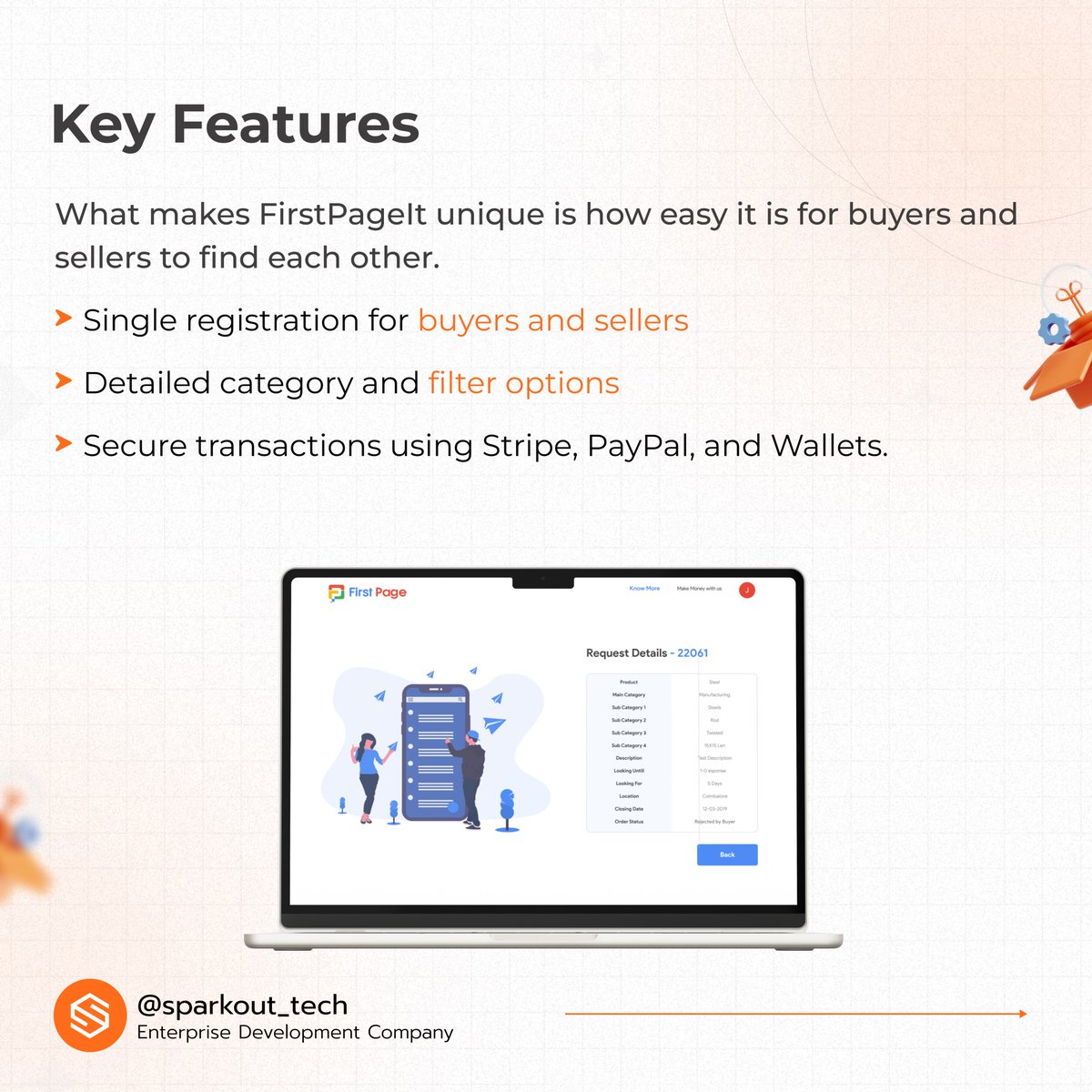 sparkouttech's tweet image. 𝑩𝒐𝒐𝒌 𝒂 𝒇𝒓𝒆𝒆 𝒄𝒐𝒏𝒔𝒖𝒍𝒕𝒂𝒕𝒊𝒐𝒏 𝒘𝒊𝒕𝒉 𝒐𝒖𝒓 𝒆𝒙𝒑𝒆𝒓𝒕 𝒕𝒐𝒅𝒂𝒚.
𝑴𝒂𝒊𝒍: 𝒔𝒂𝒍𝒆𝒔@𝒔𝒑𝒂𝒓𝒌𝒐𝒖𝒕𝒕𝒆𝒄𝒉.𝒄𝒐𝒎
𝑾𝒉𝒂𝒕𝒔𝑨𝒑𝒑 : +91 77088 89555
𝑻𝒆𝒍𝒆𝒈𝒓𝒂𝒎 : 𝒕.𝒎𝒆/𝒚𝒐𝒌𝒆𝒔𝒉_𝒔𝒂𝒏𝒌𝒂𝒓
#businesssolutions  #globalvendor #sparkout