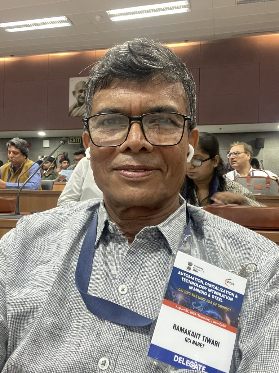 Honoured to be at the FICCI conference on #Automation, #Digitization &amp; #TechIntegration in Mining &amp; Steel today! Networking with industry leaders to drive the next wave of innovation in these key sectors. 🚀 #Mining #Steel #Tech #Innovation #NewDelhi #FICCI