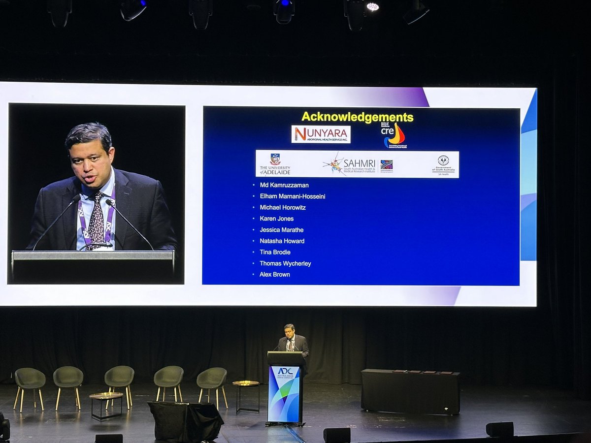 Prof_KL_Jones's tweet photo. Congratulations to our colleague, Dr Chinmay Marathe, presenting results from his ADS-AZ Diabetes Research Grant at #24ADC @CRENutrition @UniofAdelaide https://t.co/qxICmsMTBT