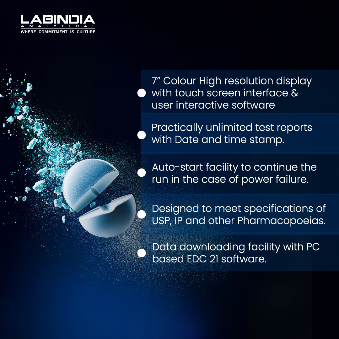 Laipl's tweet image. Introducing Friability Tester FT2020—our latest innovation in laboratory testing.

labindia-analytical.com/product/analyt…

#LABINDIA #LabindiaAnalytical #AnalyticalProducts #FriabilityTester #FriabilityTesterFT2020 #FT #tablet #pharmaceuticals #pharma #pharmacy