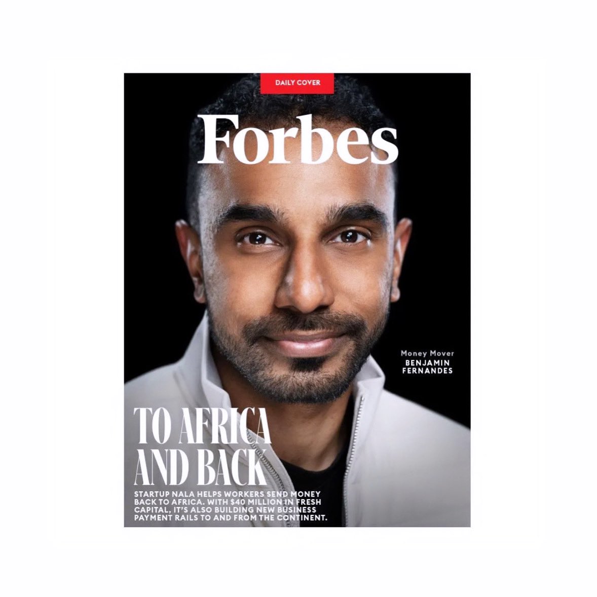 Benji_Fernandes's tweet image. Forbes August USA Daily Cover 🙏🏽