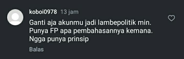 Platform kami, hak kami.

Fuck you buat orang-orang yang sok-sok ngatur tentang isu apa yang harus kami bahas.

Saat ini kami bersuara bukan sebagai admin fanpage balapan, namun menyuarakan suara kami sebagai rakyat Indonesia.