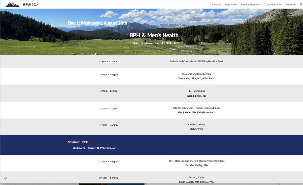 IFRUE-Integrating Functional Recon Urol & Endourol (@ifrueurol) on Twitter photo Functional & Reconstructive Urology: New Subspecialty or Rebranding <a href="/Brian_J_Flynn/">Brian J. Flynn, M.D.</a>
IFRUU Lectureship - Failure to Store/Empty, Alan J. Wein, MD
FRU Discussion - Flynn & Wein
10-minute talk became a 3-day meeting
Functional meets Reconstructive Urology
ifruu.com Functional & Reconstructive Urology: New Subspecialty or Rebranding <a href="/Brian_J_Flynn/">Brian J. Flynn, M.D.</a>
IFRUU Lectureship - Failure to Store/Empty, Alan J. Wein, MD
FRU Discussion - Flynn & Wein
10-minute talk became a 3-day meeting
Functional meets Reconstructive Urology
ifruu.com