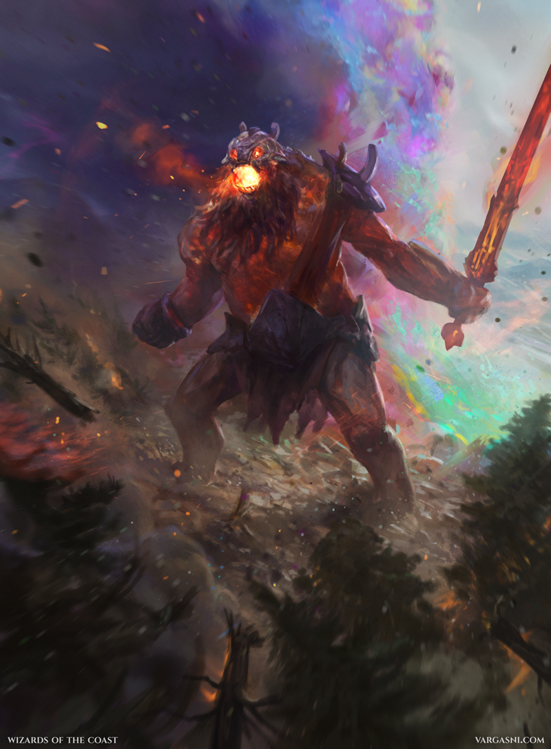 TrainerJamesMTG's tweet photo. Hello, @MTG_Arena and @wizards_magic. I'm still squashing Historic BO3 with my Boros Giants deck. I managed to go 5-0 in an event with it. I feel this should qualify for an alternate art Quakebringer. What do you say? @fireshoes https://t.co/tljqljvY31