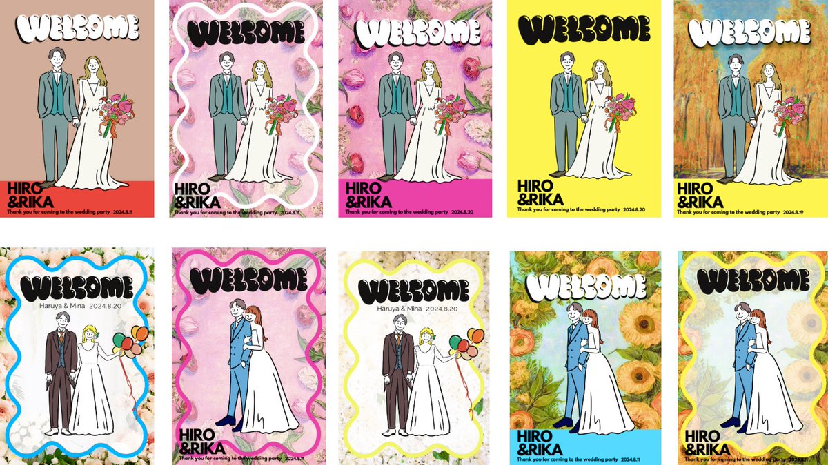 ウェルカムボード
ご依頼受付中です💐
DMよりお問い合わせください🙌

#ウェルカムボード 
#ウェルカムスペース 
#似顔絵ウェルカムボード
#イラスオーダー