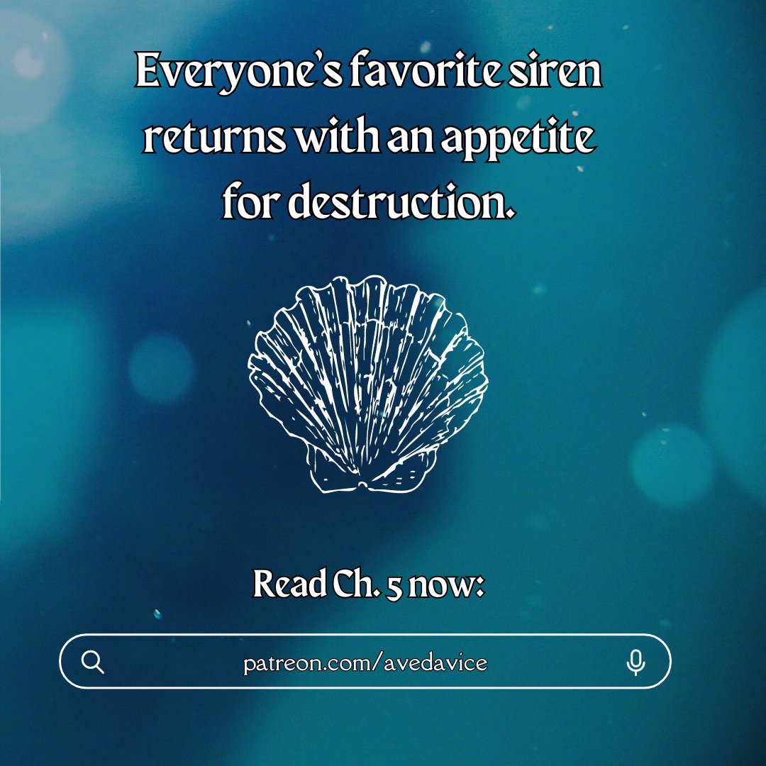 🦪 PLEASURE PIRATE - CH. 5 🦪⁠
⁠
SINOE IS BACK!!! along with other siren siblings. And if Sinoe's there, you know she's going to stir up some chaos. Sirens have such an ~interesting way of life, and I love taking a closer look at it.⁠