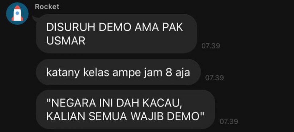 tsireyha's tweet image. ayo turun semua, bahkan dosen cancel kelas #kawalkeputusanMK