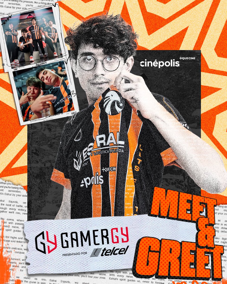 ¡Atención, fans de Estral Esports! Prepárense para un meet &amp; greet épico en Gamergy en el Stand de Más que cine Cinépolis. 

¡La diversión está garantizada!.

Nos vemos este domingo a las 4 PM (CDMX)

#LLA #SomosEstral
