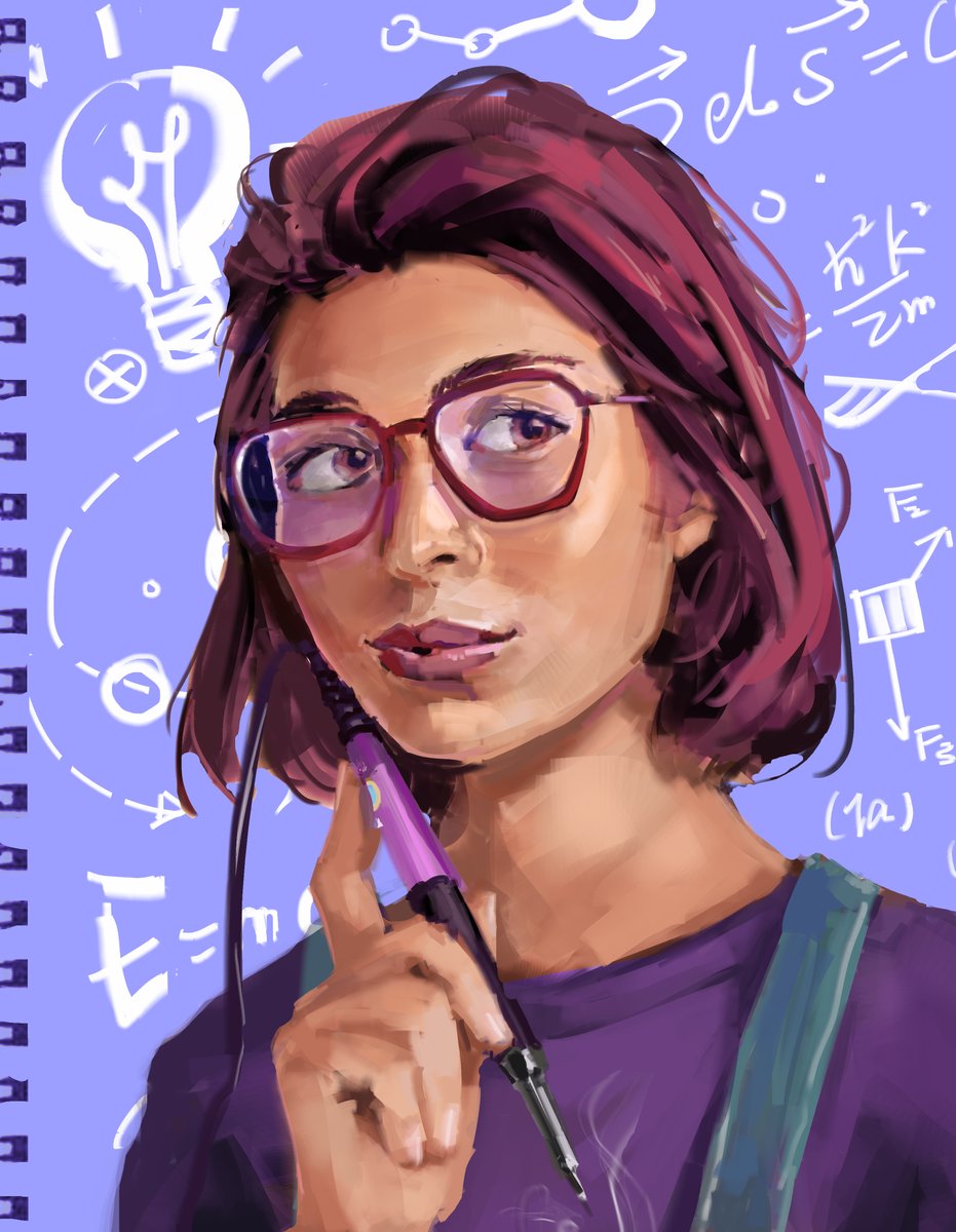 #StardewValley #Stardew 这段时间画的玛鲁和亚历克斯