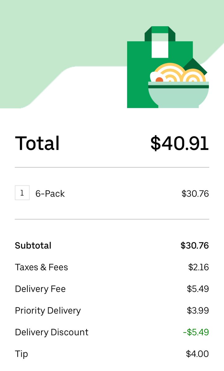 theaarif's tweet photo. This is why @UberEats One pass is a sham. Uber eats with priority and a smaller tip is the same price as ordering directly from the @CrumblCookies. And it gets here in the same amount of time. 

Why am I paying a monthly service fee when it comes to exactly the same amount? https://t.co/USOKAMoa9B