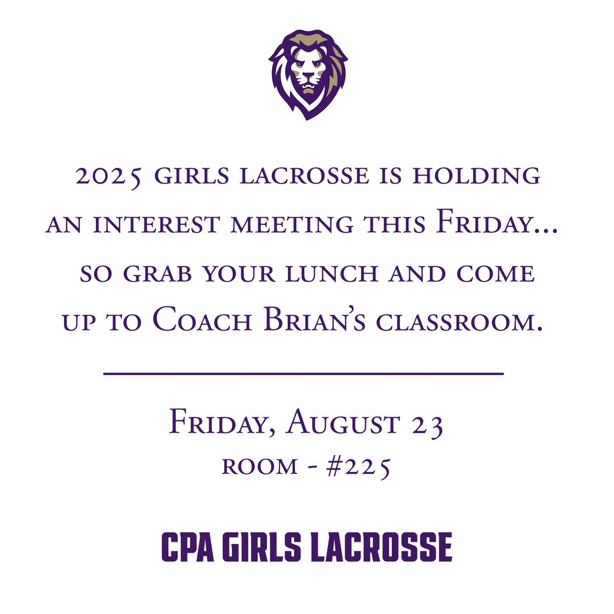 Reminder for grades 9th-12th!