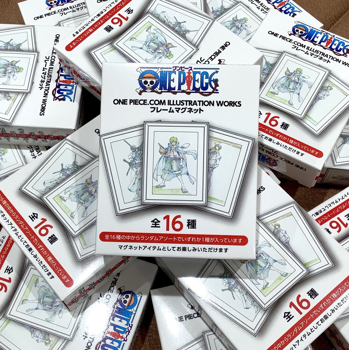 再入荷】 ONE PIECE .COM ILLUSTRATION WORKS フレームマグネット 770