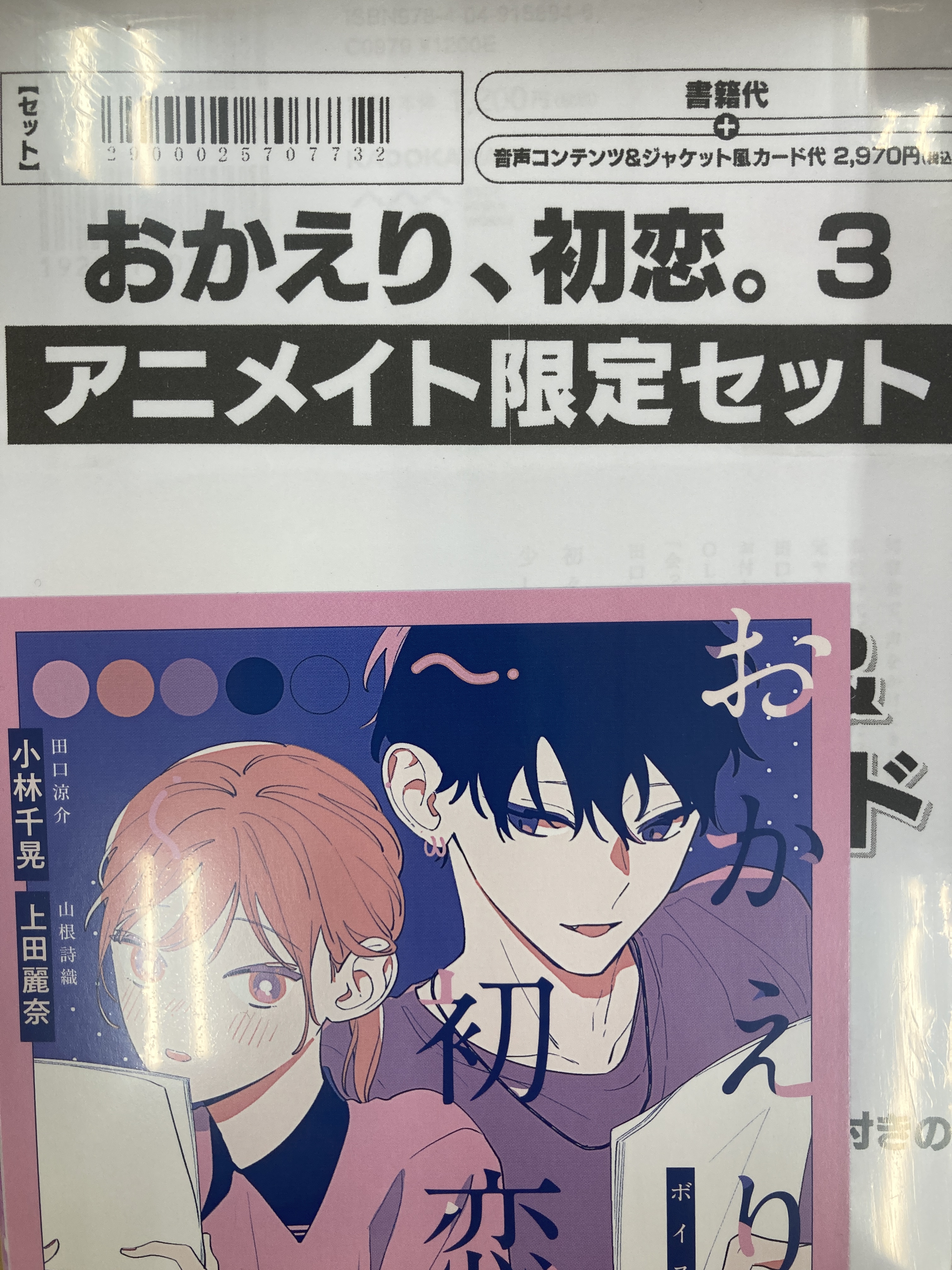 おかえり、初恋。(3) アニメイト限定セットPremium　リーフレット付 初版 全巻 4冊 有償 特典 冊子 おかえり、初恋。 アニメイト
