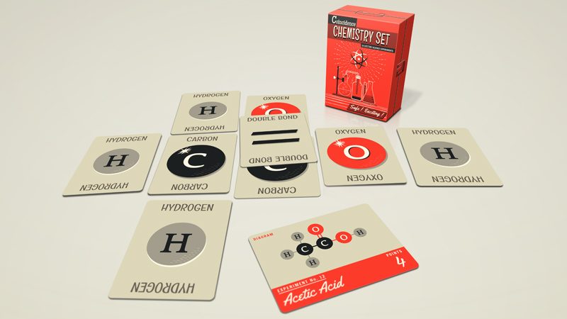 CoincidenceTeam's tweet photo. We have a new card game coming out soon called Chemistry Set! It's a quick two-player game about building molecules. You can also play it as a solitaire game.

Info and rules here: https://t.co/mwjNkOyyp1

Pre-order here: https://t.co/kxXDdB9yvo

Shipping in early October 2024. https://t.co/2fzBuxQtGl