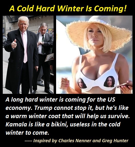 SolarMelt's tweet image. Be Thankful There Are No Bikini Pictures Of Kamala
tinyurl.com/yxsss79v

#Veterans #GunControl #MAGA #Patriot #Patriots #GreatReset #Gold #Silver #Crypto #BitCoin #Covid #Jab #Vax #WEF #NWO #CFR #Trump #ClimateChange #Genocide #Democide