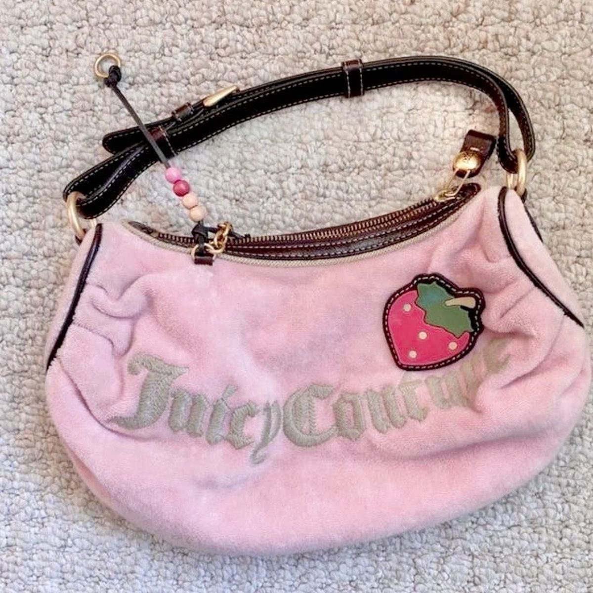 this pink strawberry juicy bag is so me omg