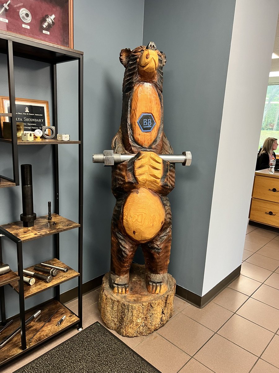TravelingSlsman (@travelingslsman) on Twitter photo The Big Bolt Bear. I was told about 30 of these were carved and given out to their largest customers. Anyone know where any of these are today?  Post a picture if you have one or know where they are 
And thanks for the plant tour Big Bolt & <a href="/Delta2ndary/">DeltaSecondaryLLC</a> The Big Bolt Bear. I was told about 30 of these were carved and given out to their largest customers. Anyone know where any of these are today?  Post a picture if you have one or know where they are 
And thanks for the plant tour Big Bolt & <a href="/Delta2ndary/">DeltaSecondaryLLC</a>