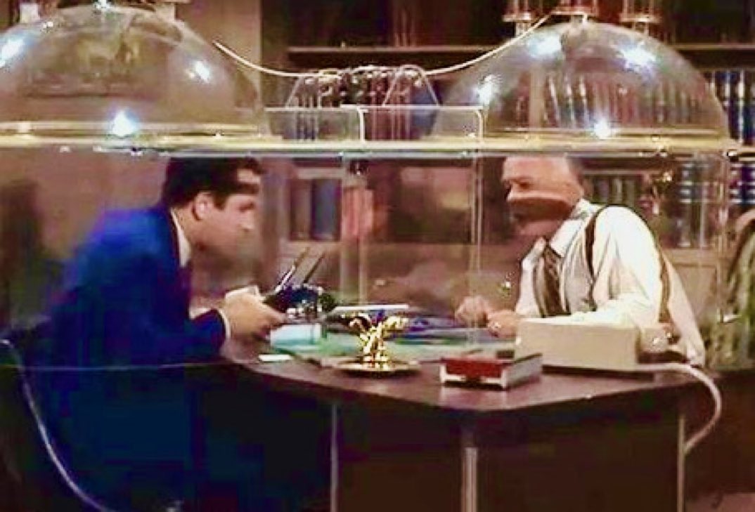 BradleyTim's tweet photo. Congressman Hakeem Jeffries just called Donald Trump a KAOS agent and I'm wondering if that's OK with actor Bernie Kopell who played the evil Siegfried on TV's "Get Smart." After all, he was thee top spy. Hmmm, I dunno.  This may call for the "Cone of Silence."  #Lowering https://t.co/rXLxpxoezG