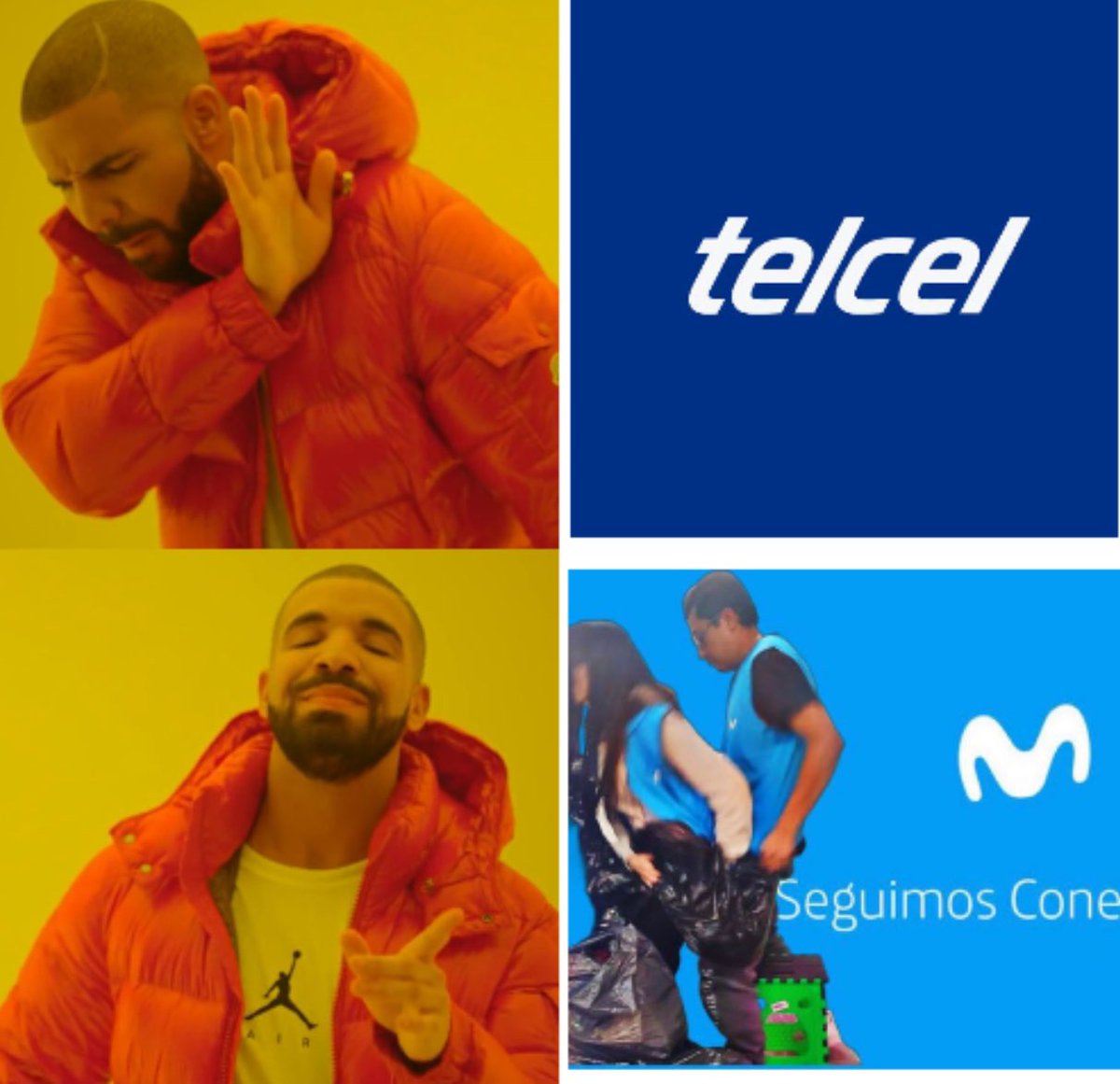 Como me voy a cambiar a Telcel si en Movistar seguimos conectados 😂