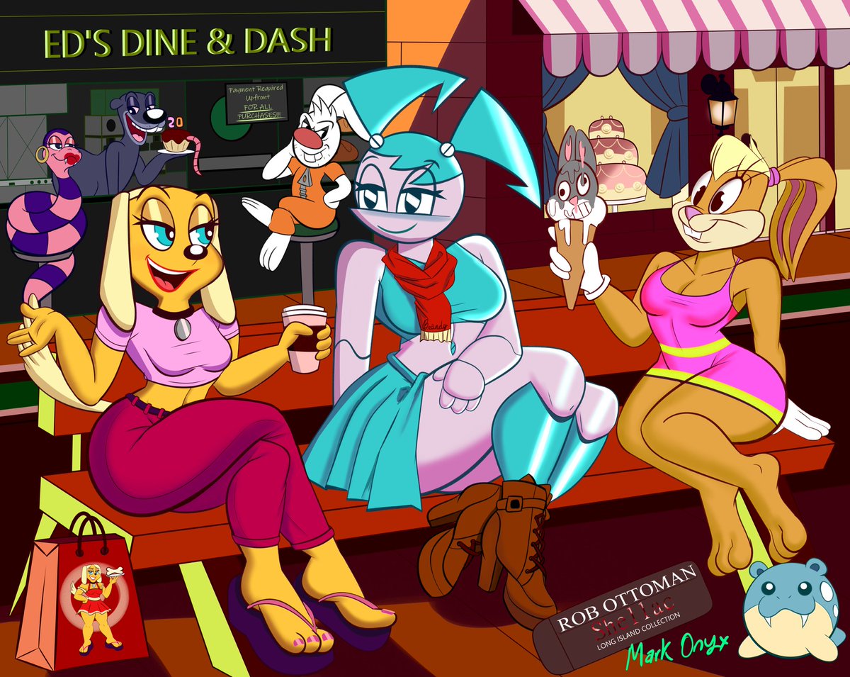 “It’s comfort food, Mr. Whiskers”. 

Here’s a fun piece to commemorate Brandy &amp; Mr. Whiskers’ 20th-year anniversary. 

Featuring other characters whose anniversaries I missed.
