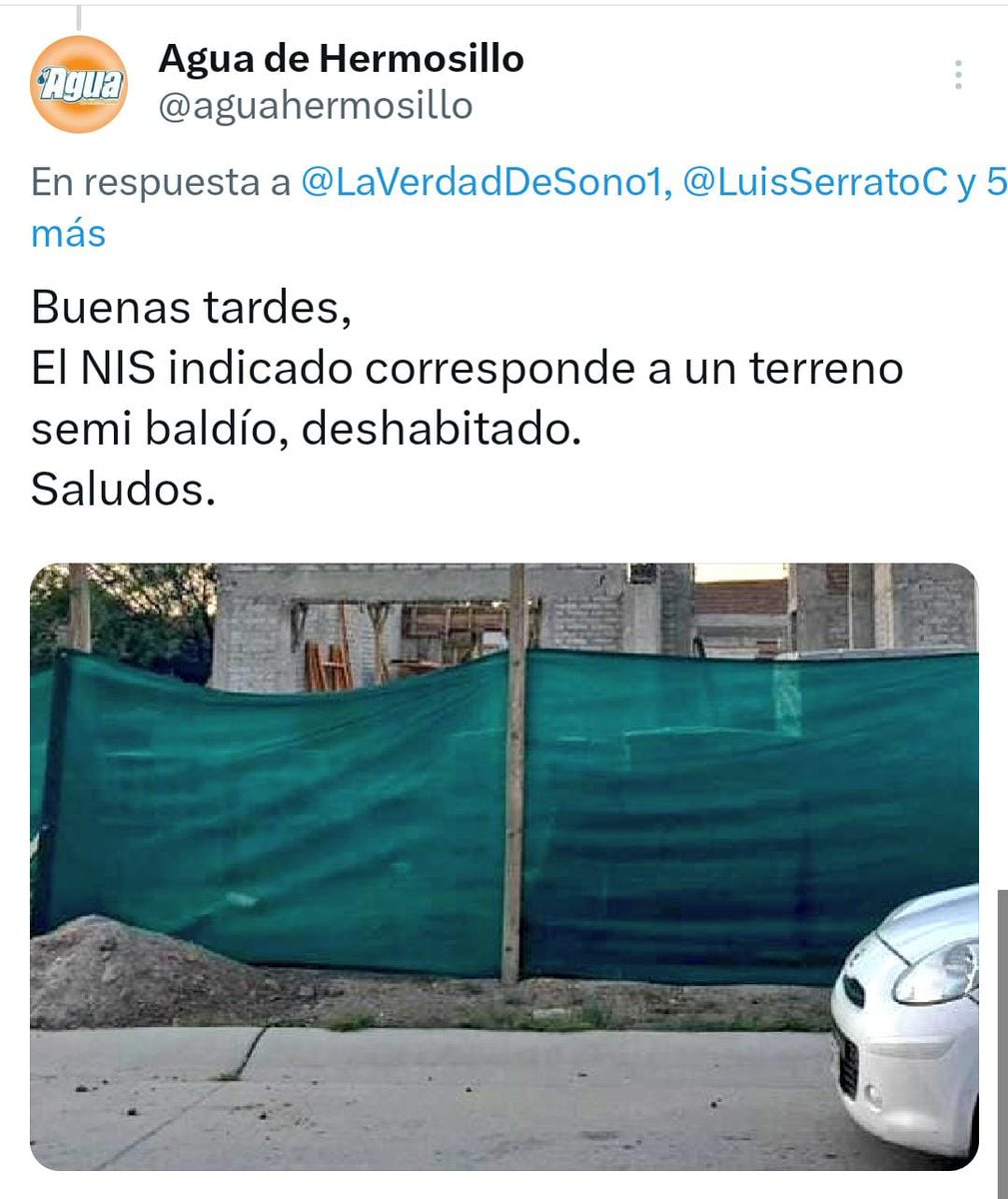 Agua de Hermosillo tweet media