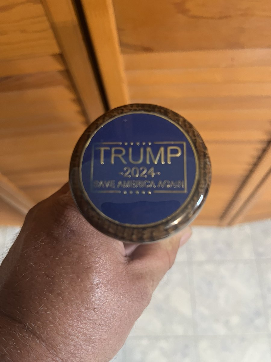 mikegray2003's tweet photo. Walking Wednesday, custom built 1 of kind Cane…$30,000.00..#madeintheusa 🇺🇸#madeinkentucky..#Trump2024 #MAGA2024 with Red White &amp; Blue Marbles….. https://t.co/ySbE0BuPTK
