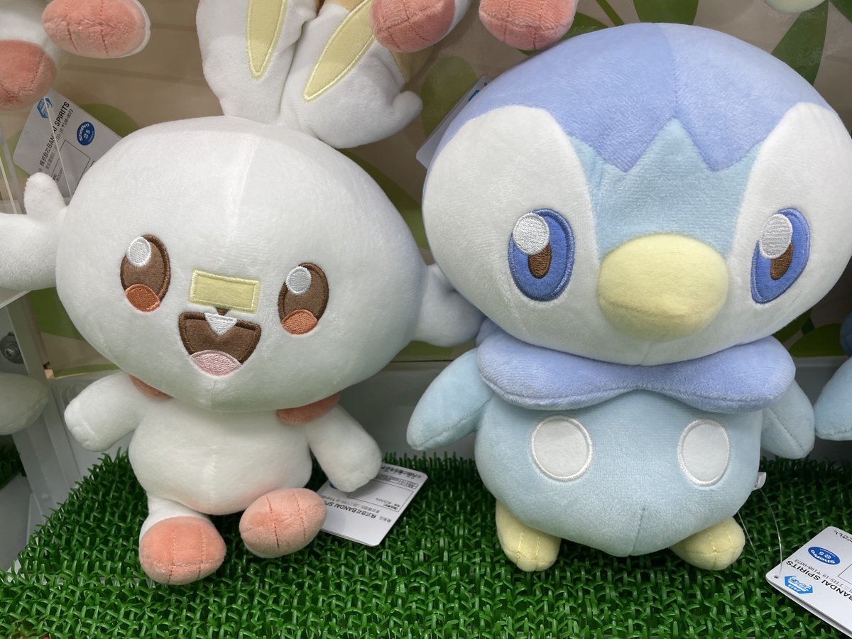 imabari_R's tweet photo. 景品情報🌟
ポケピースもふぐっとぬいぐるみ
～ポッチャマ・ヒバニー～投入してます✨
どっちもかわいい💓
きみはどちらを選��？
#楽市楽座
#ポケピース https://t.co/v4j5h38PqT