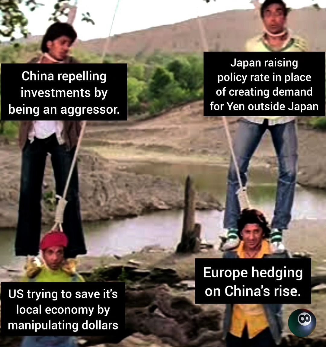 paren_thakar's tweet photo. She: Explain the current global scenario in the easiest way. 

Me: say no more ☝ https://t.co/FnbEfZC4hD