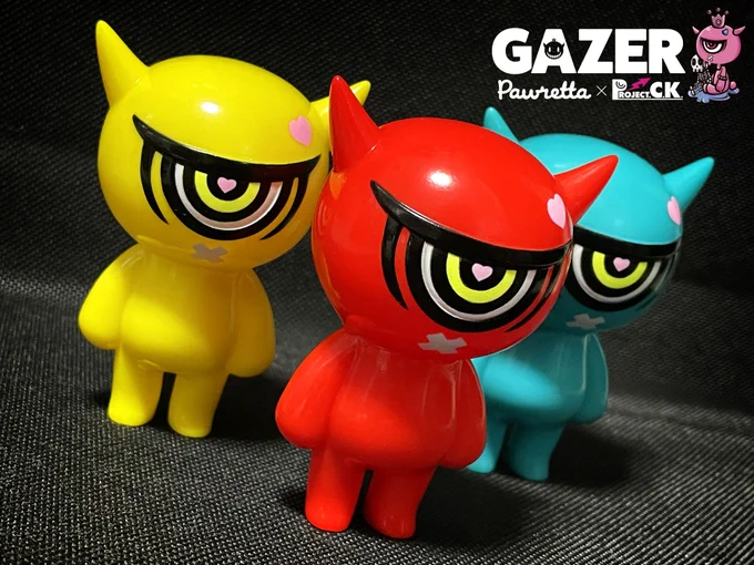 Pawrettaさん()とのコラボソフビ[GAZER]が8月24日(土)海洋堂ホビーランドで開催のWonder Toy Convention vol.4 みかんかっぱ[D-16]で販売されます!! よろしくお願いします!!  #ワンコン #ワンダー・トイ・コンベンション #ソフビ #みかんかっぱ 