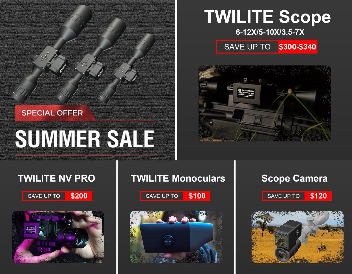 hwisharetwilite's tweet image. 🎊20% Sitewide Discount on Full-Color Night Vision Optics Now Available.🛒
#HWISHARE #nightvisionscope #nightvisionmonoculars #scopecamera #monocular #nightvision #scope #scopecameraforhunting #riflescopecamera #huntinggear #fullcolornightvision #outdoor #hunting #scope #new