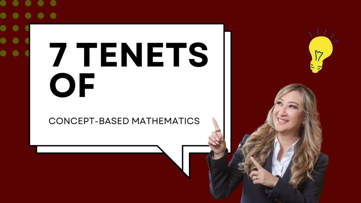 JenniferWathall's tweet image. My latest YouTube video is LIVE! 🎉 Join me as we dive into the 7 essential tenets of #conceptbasedmathematics.
➡️ Watch ow.ly/XQZ250T2Kvi
#conceptbasedlearning #mathseducation #meaningfulmath ##learningandteaching #educationmatters #conceptbasedmath