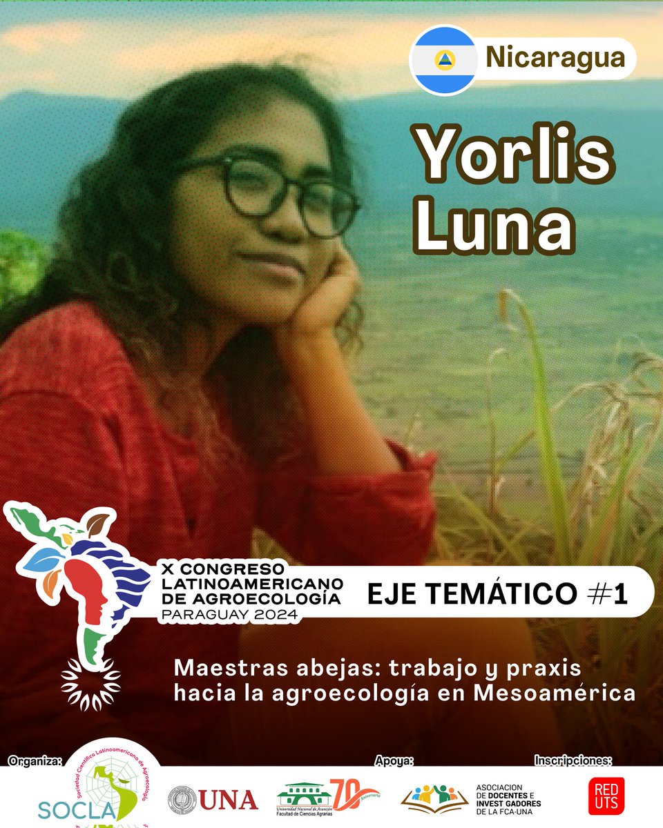 x_clae2024's tweet photo. 🌳🌻💧EJE TEMÁTICO #1: 𝗔𝗴𝗿𝗼𝗲𝗰𝗼𝗹𝗼𝗴𝗶́𝗮 𝗽𝗮𝗿𝗮 𝗲𝗹 𝗱𝗶𝘀𝗲𝗻̃𝗼 𝗱𝗲 𝗮𝗴𝗿𝗼𝗲𝗰𝗼𝘀𝗶𝘀𝘁𝗲𝗺𝗮𝘀 𝘆 𝘁𝗲𝗿𝗿𝗶𝘁𝗼𝗿𝗶𝗼𝘀 𝗿𝗲𝘀𝗶𝗹𝗶𝗲𝗻𝘁𝗲𝘀

#FCAUNA70años #CLAE2024 #SomosDeLaUNA #SOCLA https://t.co/n4pjdlpjna