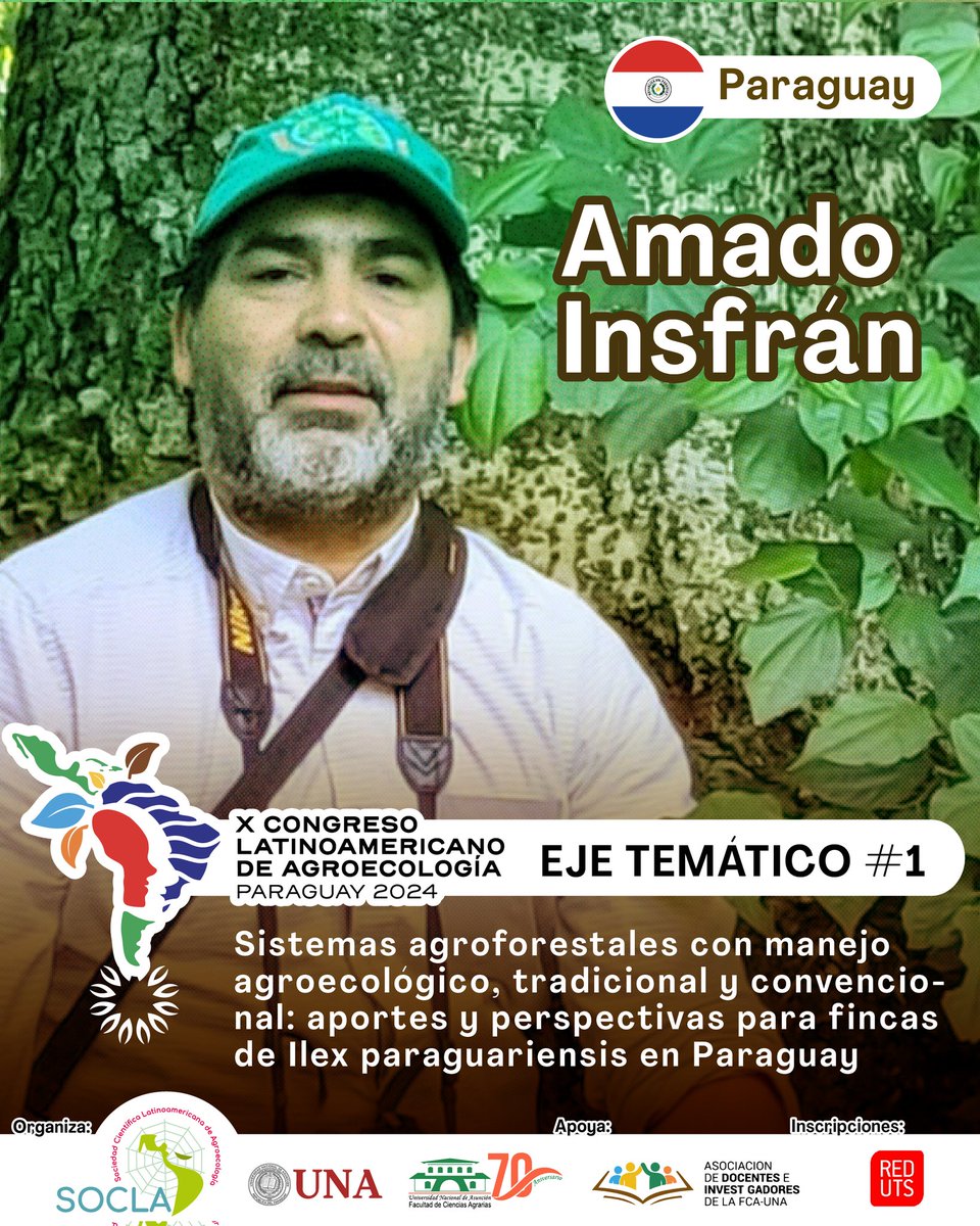 x_clae2024's tweet photo. 🌳🌻💧EJE TEMÁTICO #1: 𝗔𝗴𝗿𝗼𝗲𝗰𝗼𝗹𝗼𝗴𝗶́𝗮 𝗽𝗮𝗿𝗮 𝗲𝗹 𝗱𝗶𝘀𝗲𝗻̃𝗼 𝗱𝗲 𝗮𝗴𝗿𝗼𝗲𝗰𝗼𝘀𝗶𝘀𝘁𝗲𝗺𝗮𝘀 𝘆 𝘁𝗲𝗿𝗿𝗶𝘁𝗼𝗿𝗶𝗼𝘀 𝗿𝗲𝘀𝗶𝗹𝗶𝗲𝗻𝘁𝗲𝘀

#FCAUNA70años #CLAE2024 #SomosDeLaUNA #SOCLA https://t.co/n4pjdlpjna