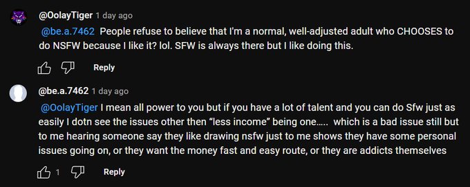 Watch OolayTiger Studios 🔞🎙's leaked NSFW photo on TwXstars