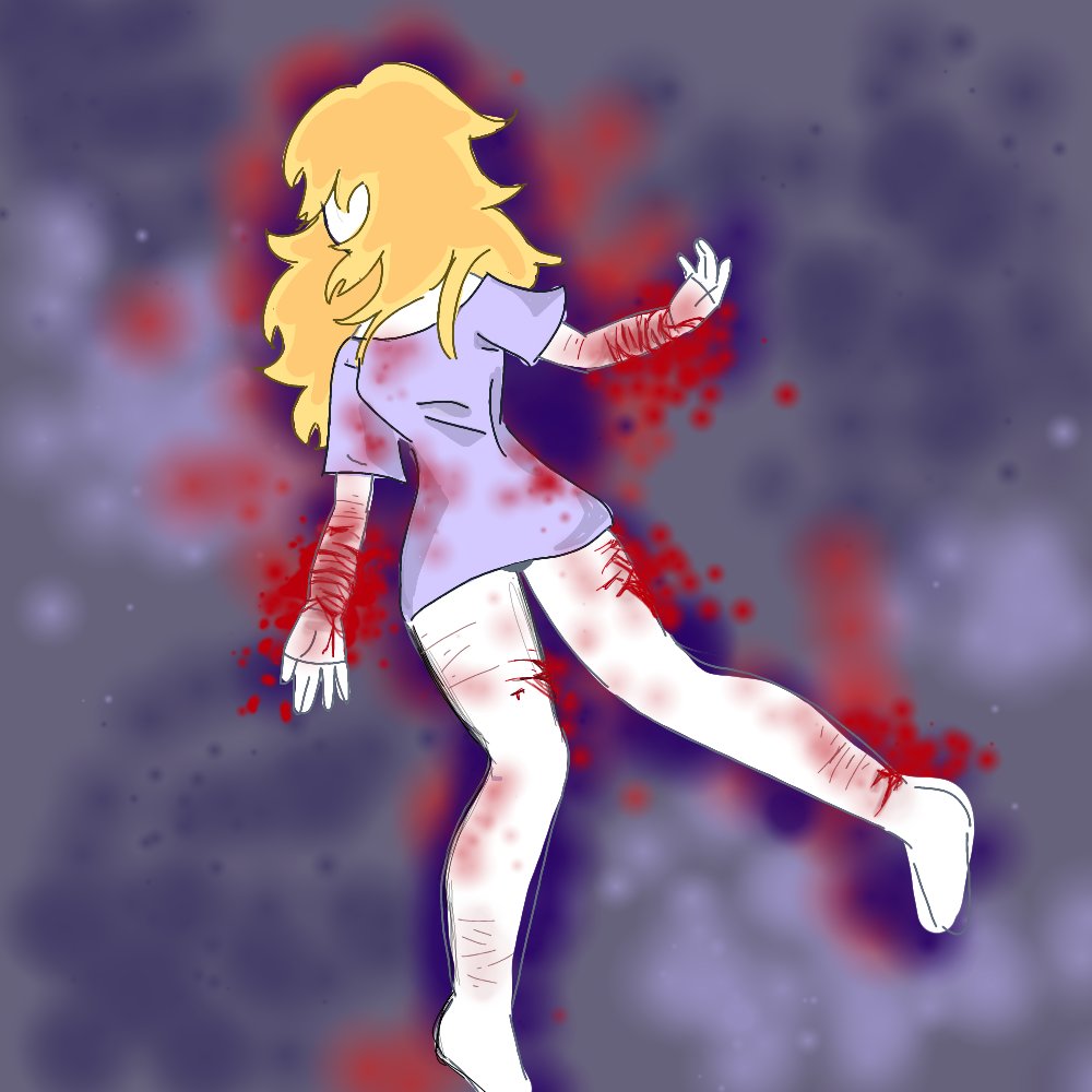 pleasehelpAHHG's tweet photo. vent art because I'm mentally ill #ventart #gore #TWblood #art https://t.co/DKHbfQr8vG