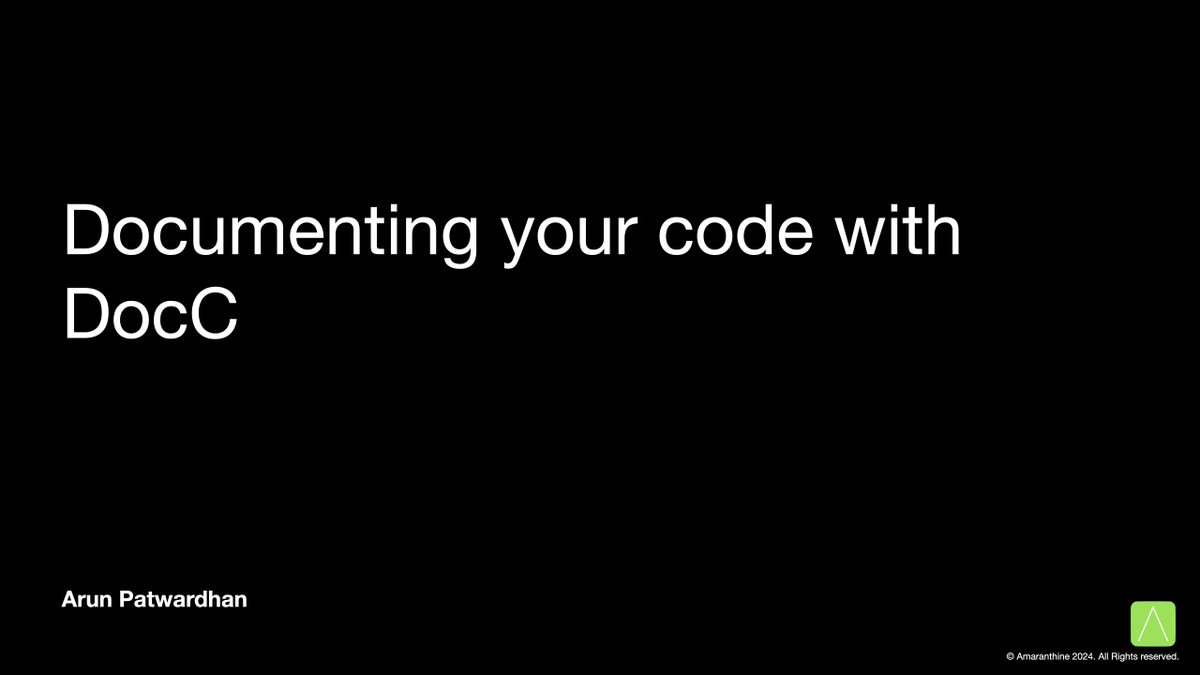 amaranthineTech's tweet image. Latest article on creating documentation for your apps, frameworks, and packages using DocC
arunpatwardhan.com/2023/06/30/doc…
#swiftprogramming #Xcode #iosappdev #macosappdev #docc #documentation #swift #swift-docc