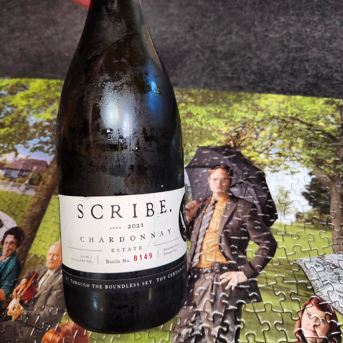 DivaVinophile's tweet photo. 2 different #Sonoma #chardonnay 
The Broc saw some oak during fermentation, so has more buttered toast and caramel flavors balanced by nice acidity
The @scribewinery sees no oak during fermentation, and is sharp and  clean as a #Chablis 
Which style of Chard do you prefer? https://t.co/8bxKig9GIy
