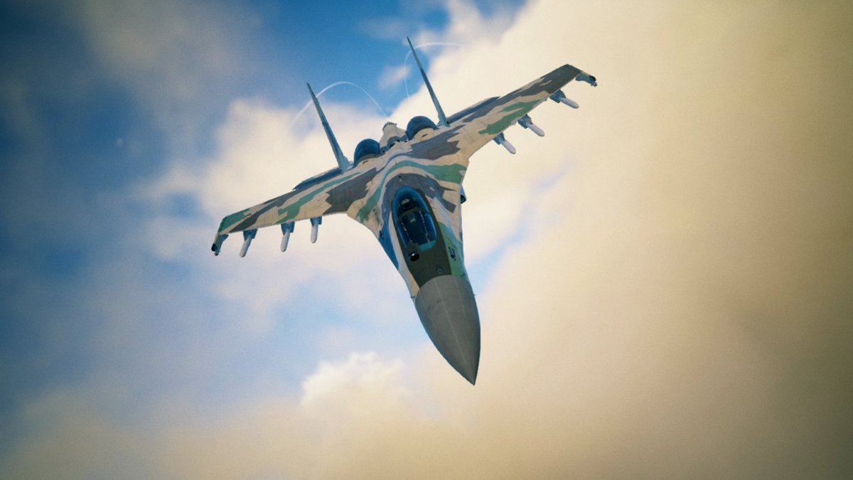 ACE7 機体紹介㉕Su-35S】 従来の主力機Su-27を更新するべく開発された