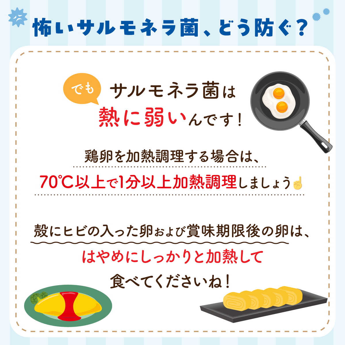 知っているとちょっと役立つ✨ ＼たまごに関する #豆知識 をご紹介