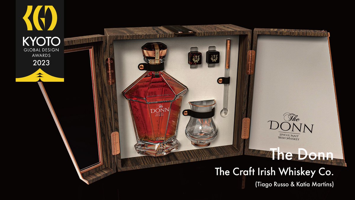 KGDAwards's tweet photo. #KGDAhighlight
#Industrial

Kyoto Global Design Awards 2023 Winner - The Craft Irish Whiskey Co. (Tiago Russo &amp; Katia Martins)

Project - The Donn
🔗https://t.co/QWIopjXT0Z

#KGDA #KGDA2023 #kgdawards #designawards #Industrial #design #Donn #GodOfTheDead #associate #GeometricRock https://t.co/6xLS2Lh0k6