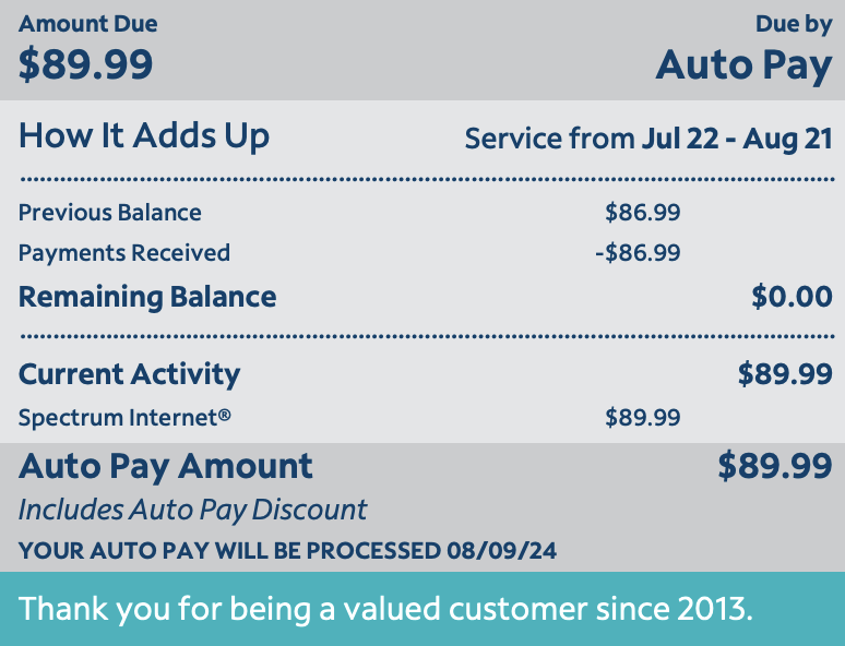 williamjwillis's tweet photo. @GetSpectrum loves to publicize its "acessibility," but the  same company price gouges our elders with no shame. $89.99/mo for 30 mps they've been charging my gran. I'm disabled myself, and I know she qualities for subsidized internet access via lifeline too. https://t.co/Lnaaq5jLSD