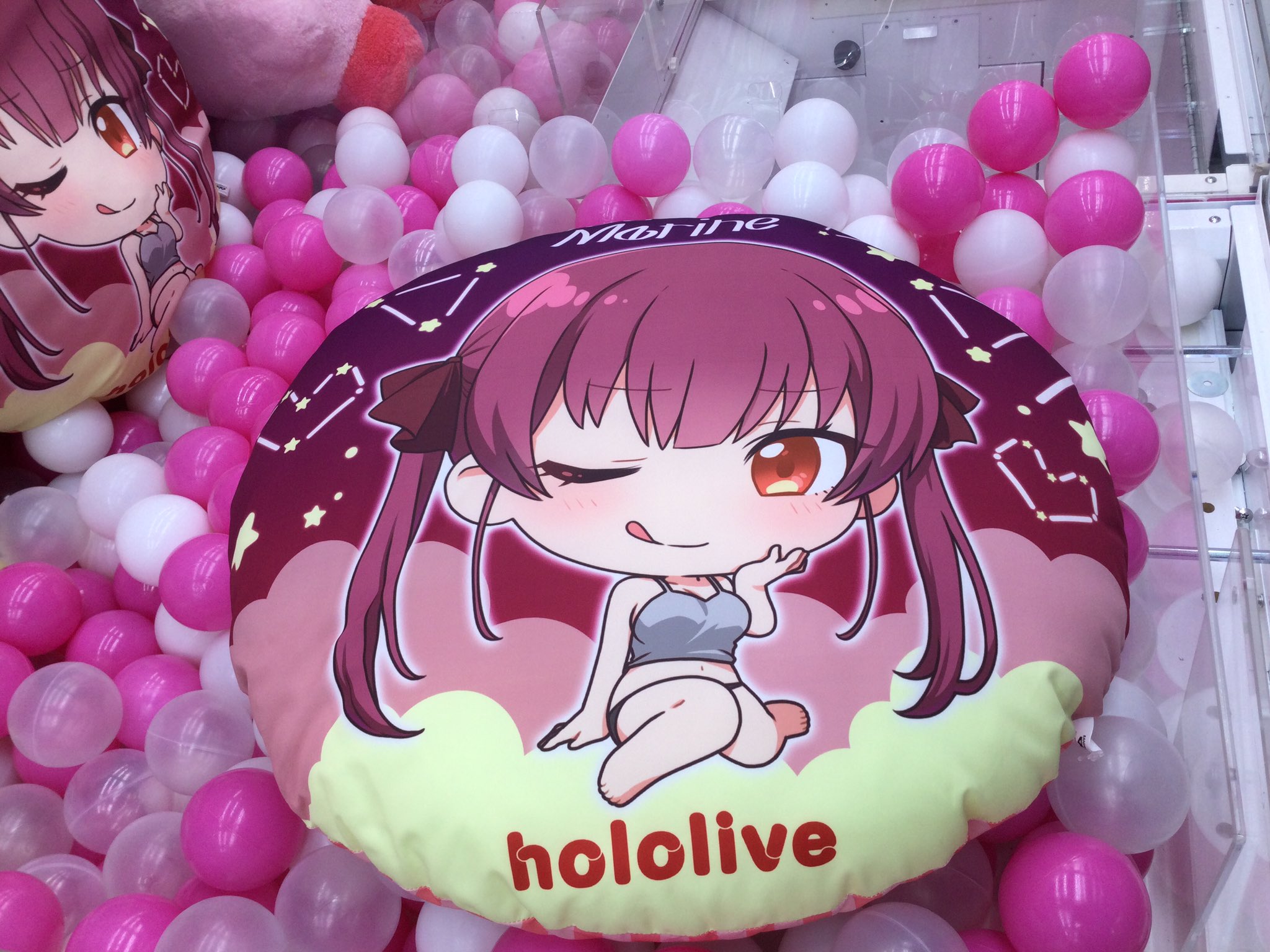 ホロライブ 宝鐘マリン クッション ホロライブ #hololive IF petit ラウンドクッション 宝鐘マリン