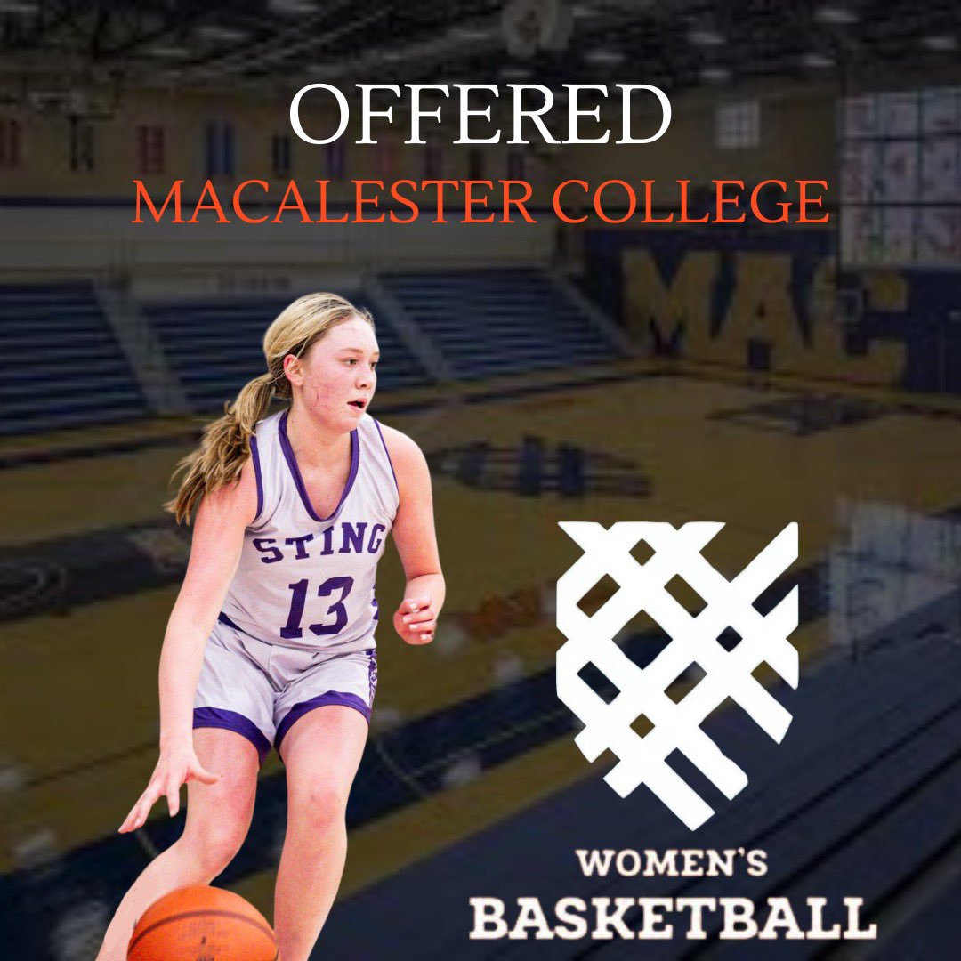 Southwest Sting Girls Basketball (@swstingbball) on Twitter photo Congratulations to <a href="/Megan13Matthews/">Megan Matthews</a> on her offer from Macalester College! It’s great to see her hard work pay off. We’re excited for what her future holds! <a href="/MacalesterWBB/">Macalester Women’s Basketball</a> Congratulations to <a href="/Megan13Matthews/">Megan Matthews</a> on her offer from Macalester College! It’s great to see her hard work pay off. We’re excited for what her future holds! <a href="/MacalesterWBB/">Macalester Women’s Basketball</a>