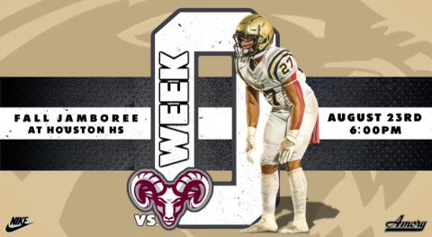 🏈 Week 0️⃣
🗓️ Friday, August 23rd
📍@ Houston
⌚️ 6:00 PM
🎟️ Cash